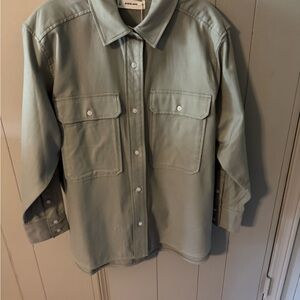 Everlane Sage Green Collared Shirt